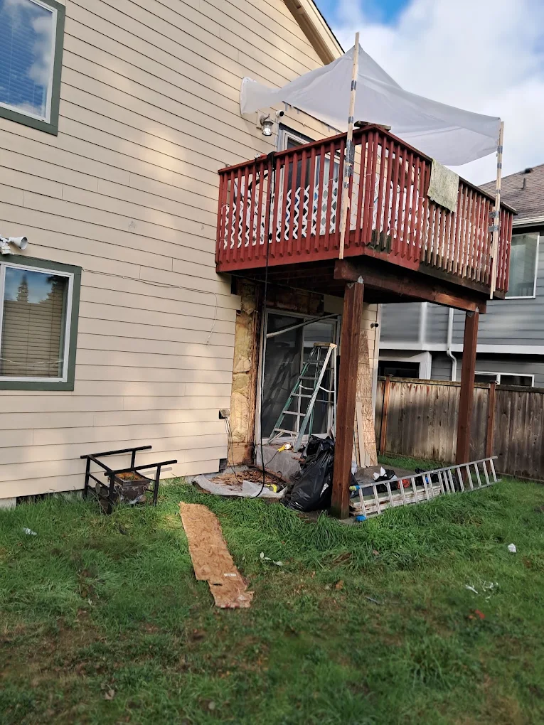 Deck structure and support work